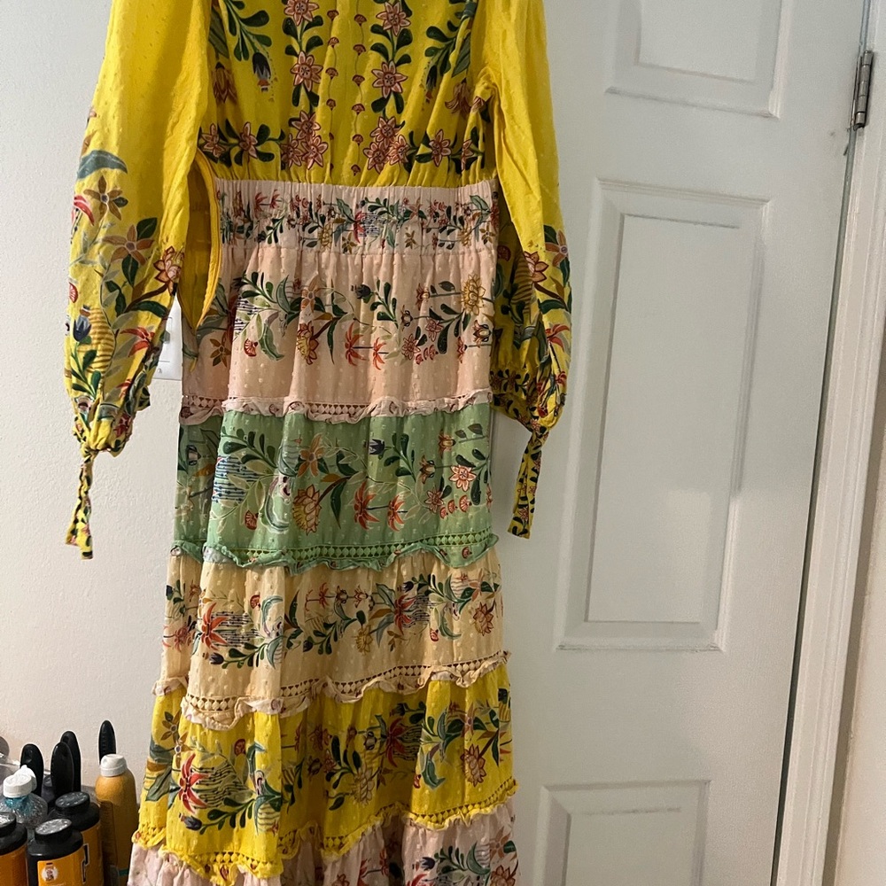 FARM Rio Vibrant Yellow Floral Maxi Dress - Picture 10 of 10